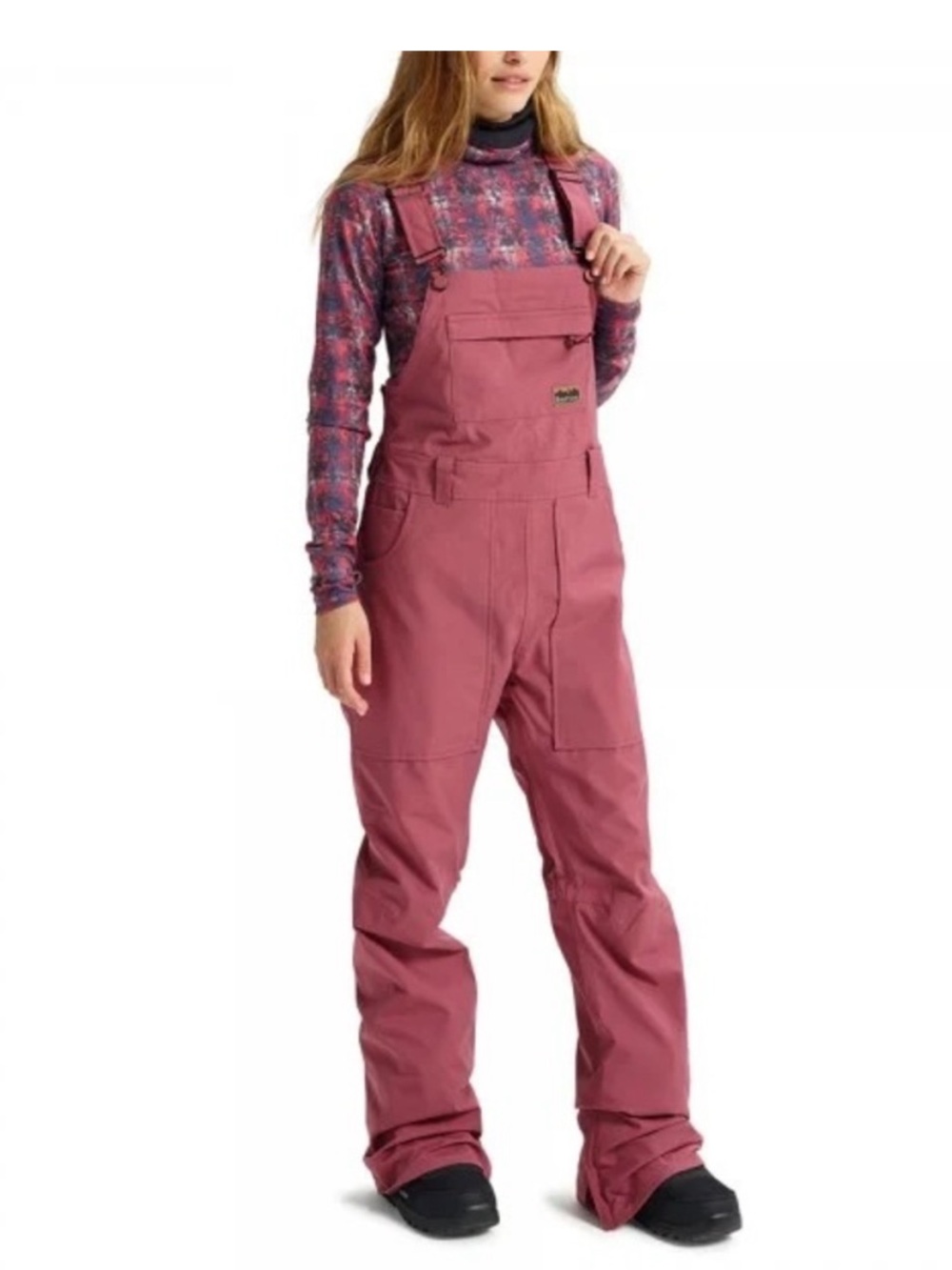 Burton Avalon Rose Pink Bib Overalls | M